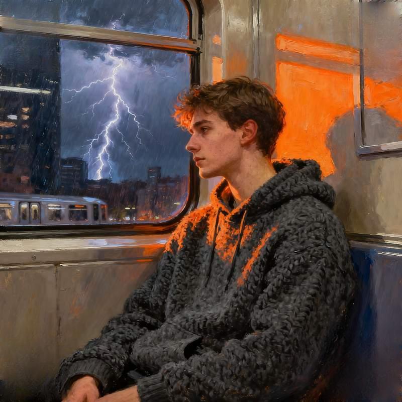 male, avatar, cool, silver-haired youth, street boy, night watchman