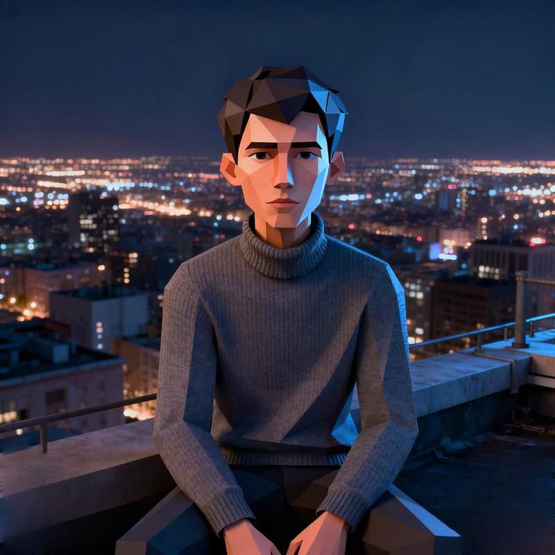 male, minimalist, handsome, stylish, profile picture