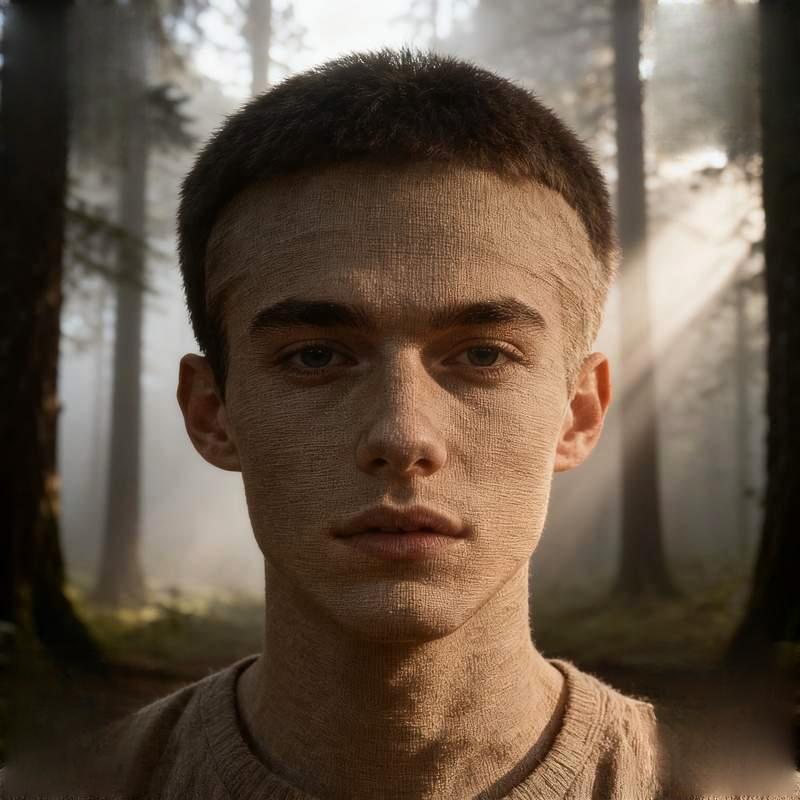 young man, cliff at dusk, morning mist in forest, graffiti corner, coastal storm, desert oasis