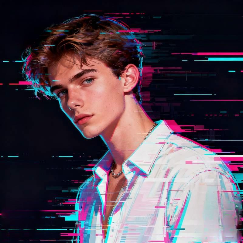 trendy male avatar, break rules