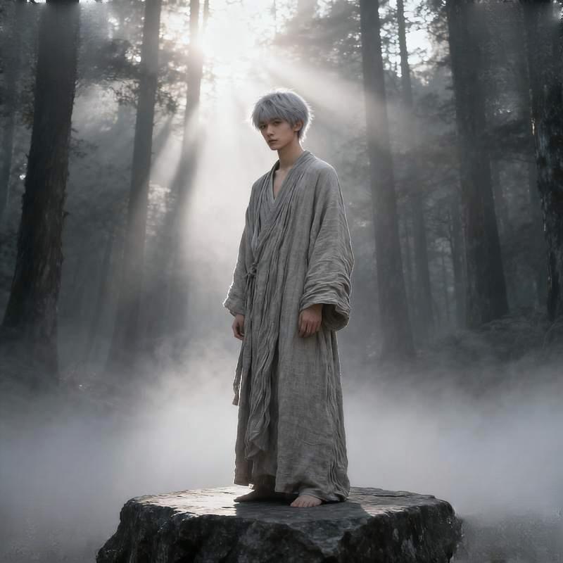 masculine head, texture, clean, unique, high-end