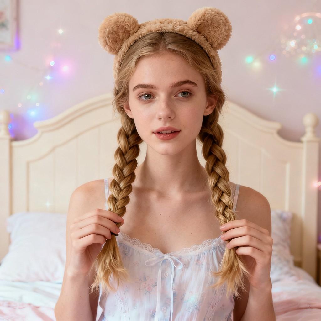 sweet, gentle, international flair, young girl, portrait