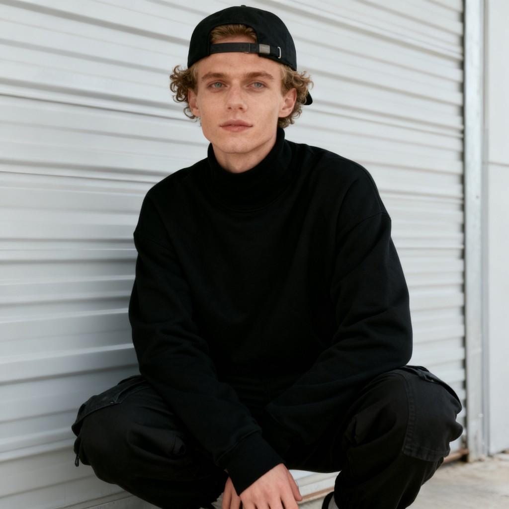 modern metropolis, trendy youth, life moments, multifaceted emotions, black and white tones