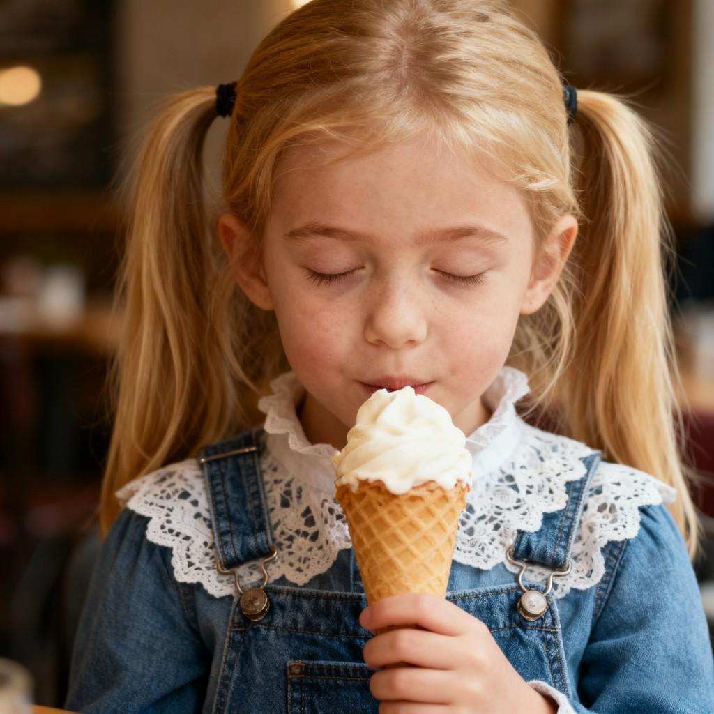 childlike innocence, warmth, joy, focus, curiosity