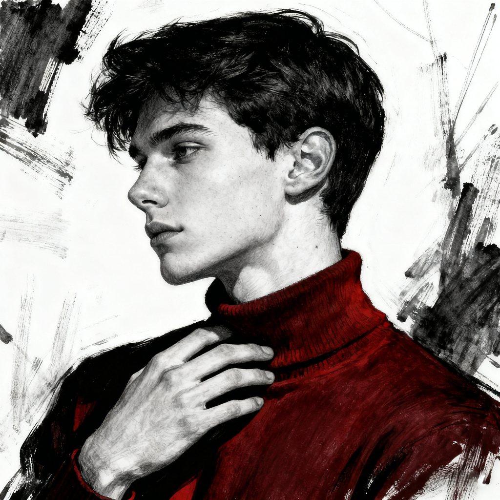 melancholy, wicked charm, delicate frailty, sorrow, enigma