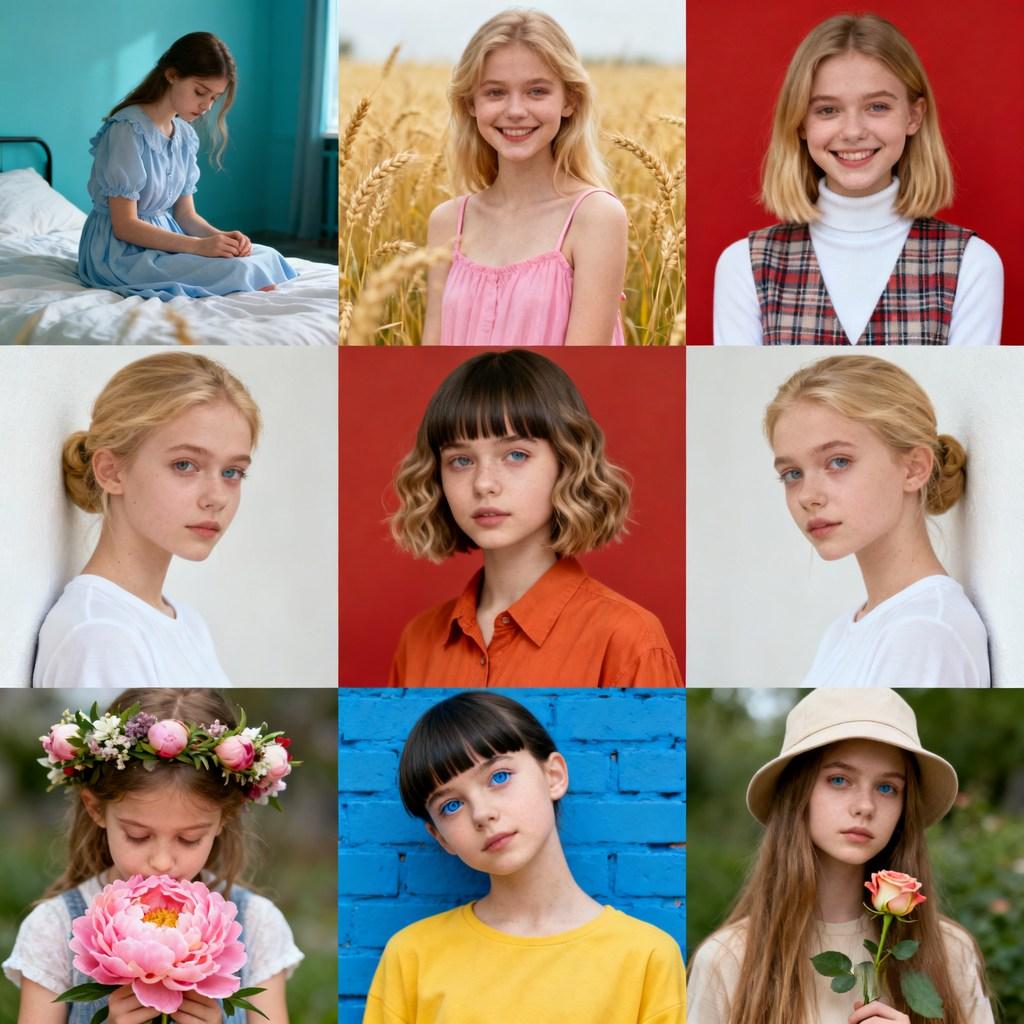 melancholy, pastoral, photo studio, Japanese style, minimalist, romantic