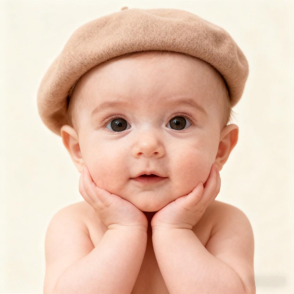 cute baby, childlike fun, watercolor, soothing, creative idea