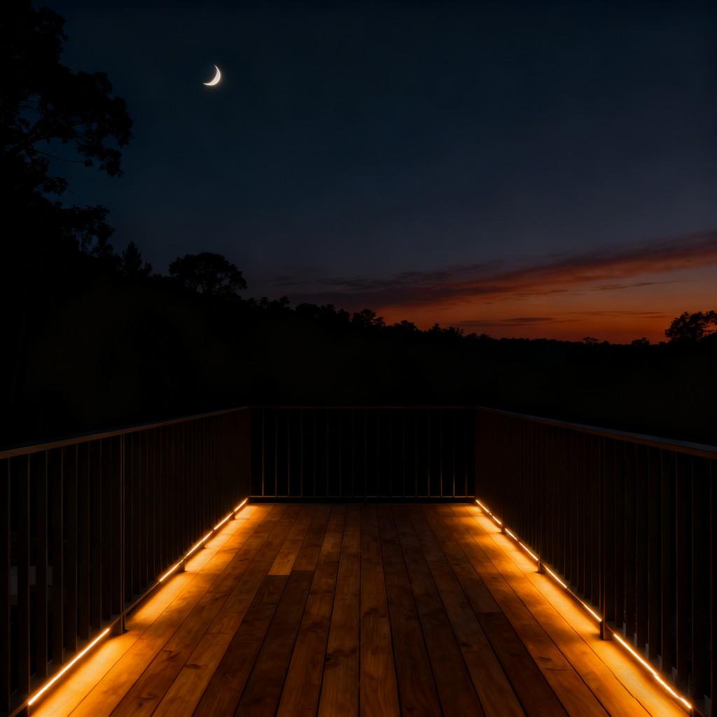modern, terrace, twilight, stunning view, nature
