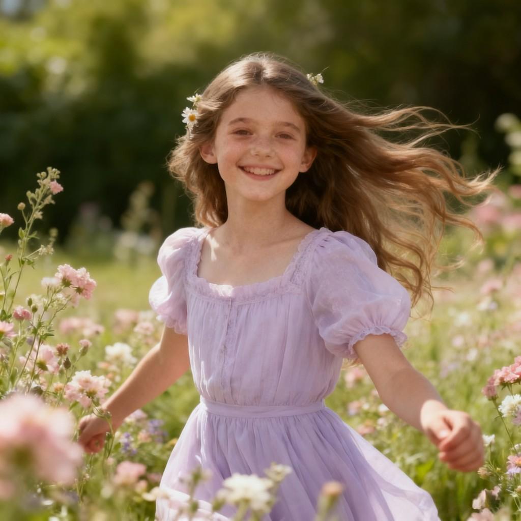 dreamlike, sweet, young girl, pastoral, lolita