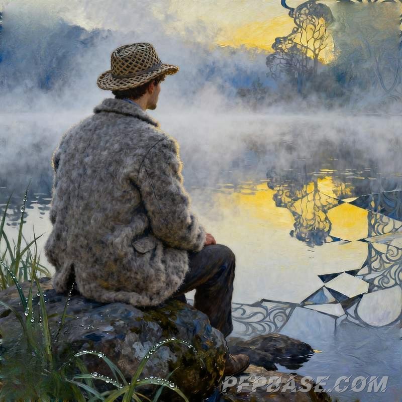 Image 2: male, real person, avatar, natural, emotion, light and shadow