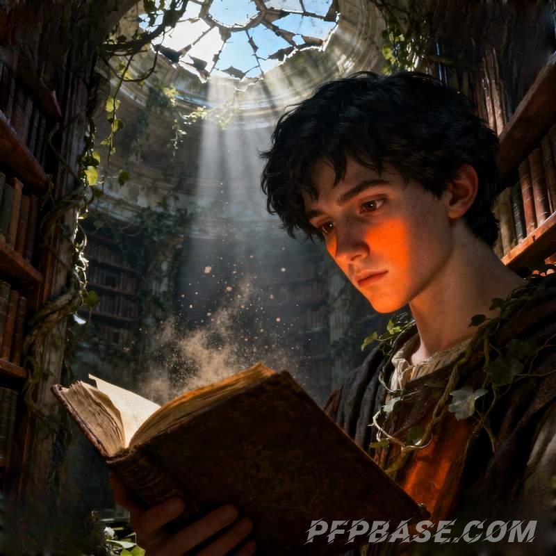 Image 2: handsome man, cliff at dusk, observatory under starry sky, misty forest, city in rain, glacier youth