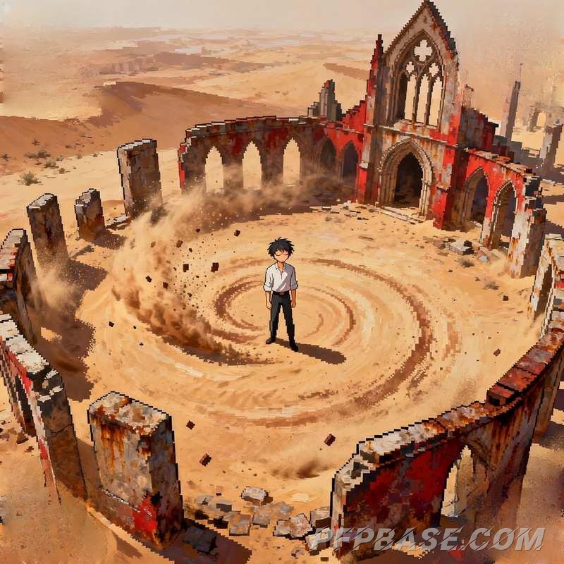 Image 5: handsome man, cliff at dusk, observatory under starry sky, misty forest, city in rain, glacier youth