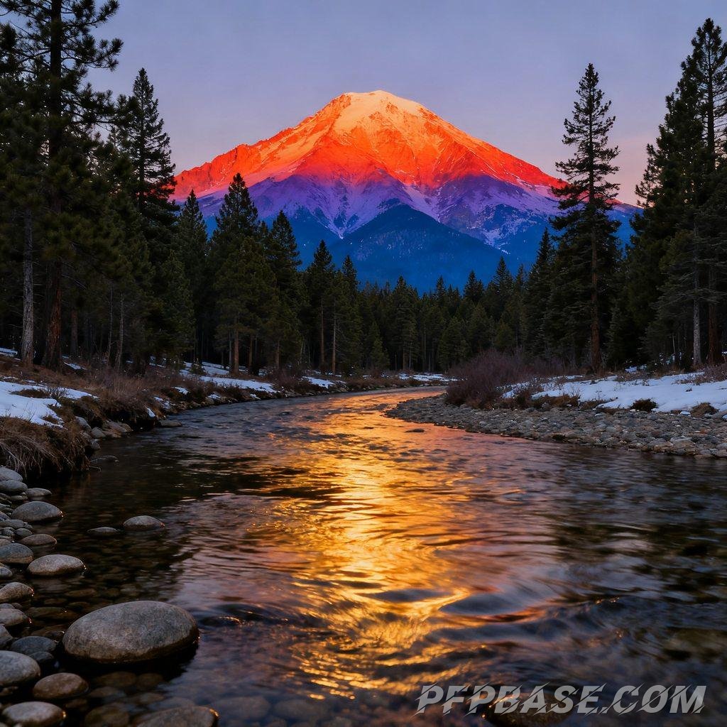 Image 7: snowy mountain, canyon, fantasy, nature, dreamland