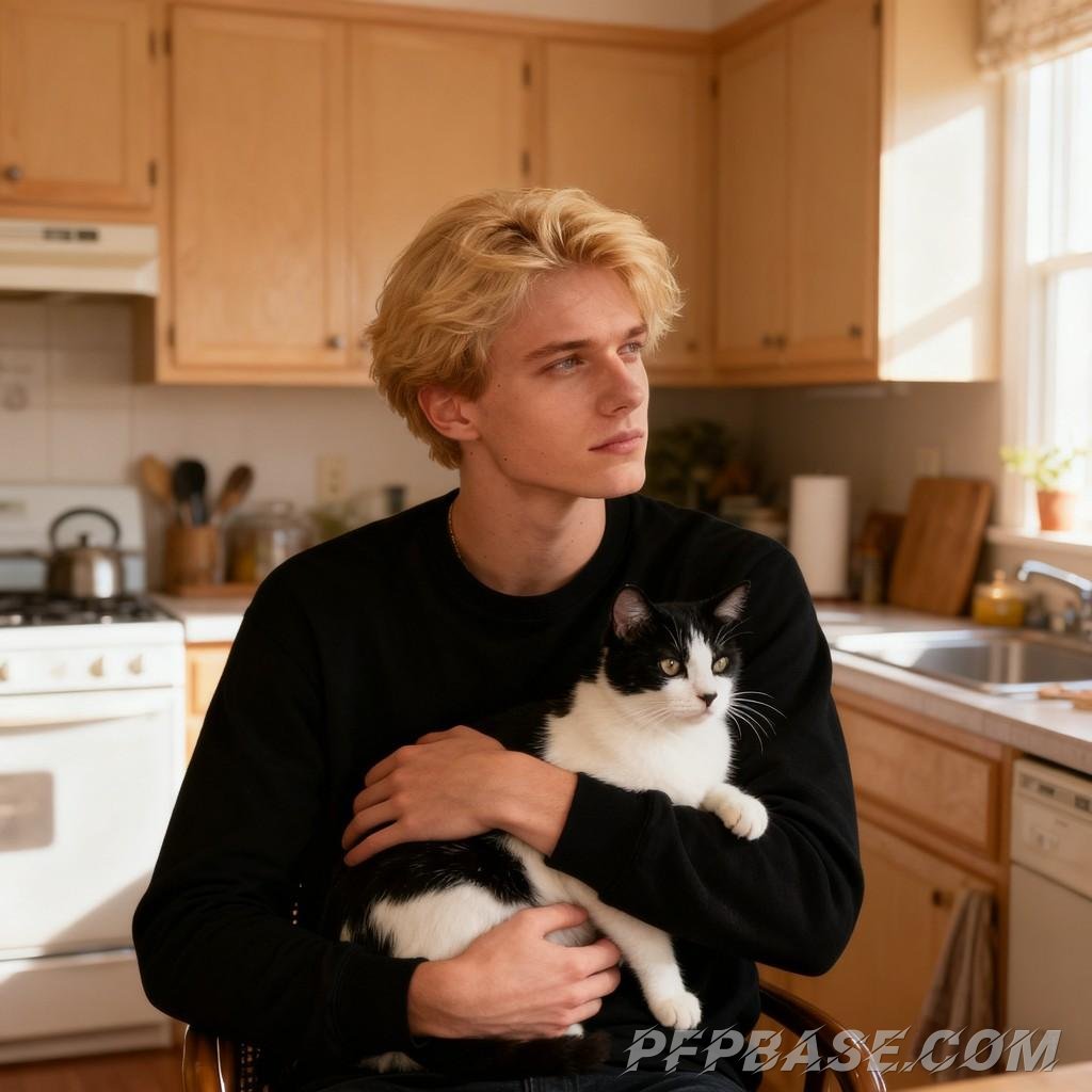 Image 2: lake reflection, winter night fireplace, nighttime street, stylish student, cozy kitchen, street sel