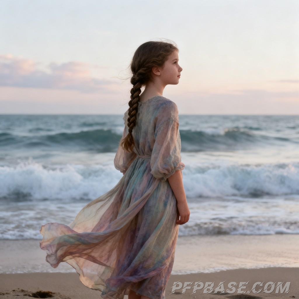 Image 2: european and american style, woman's back view, soothing vibe, natural scenery, trendy outfit