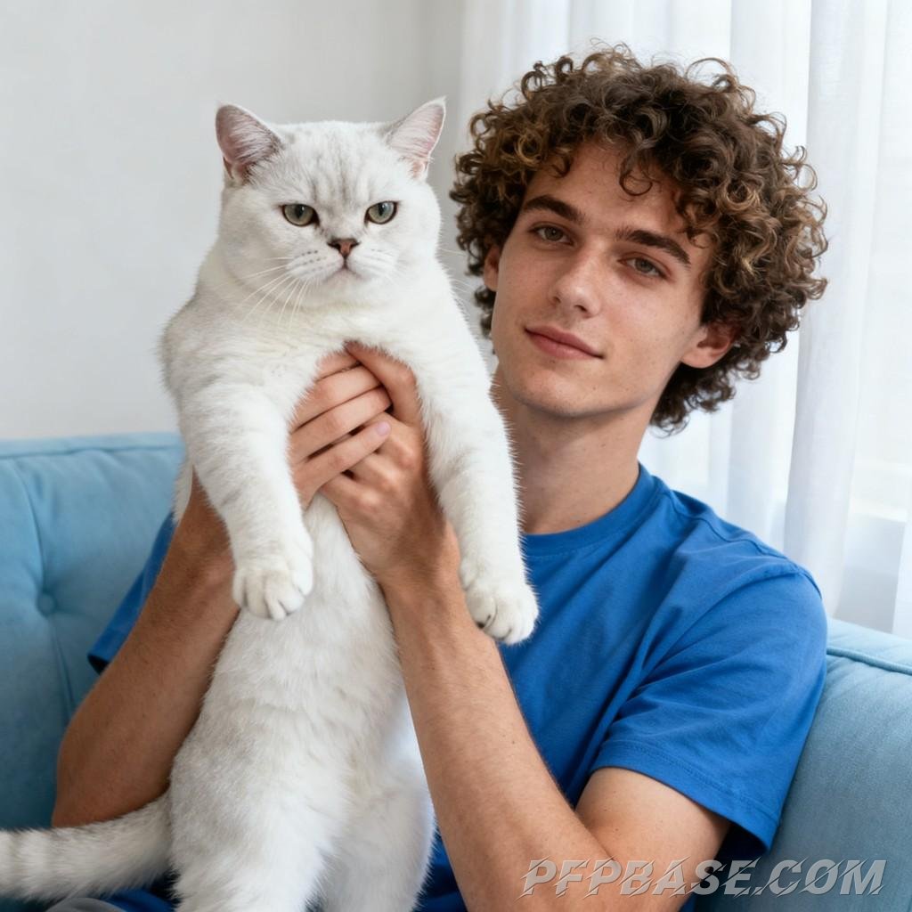 Image 6: blond man on pile of books, white youth holding teddy bear, melancholic man in front of TV, sunny hu