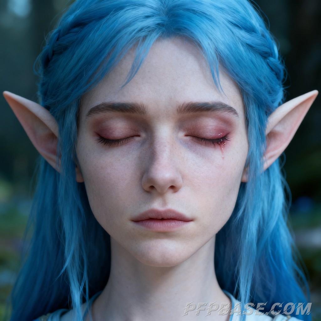 Image 3: melancholy, wicked charm, delicate frailty, sorrow, enigma