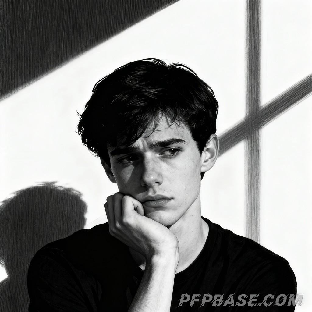 Image 7: melancholy, wicked charm, delicate frailty, sorrow, enigma