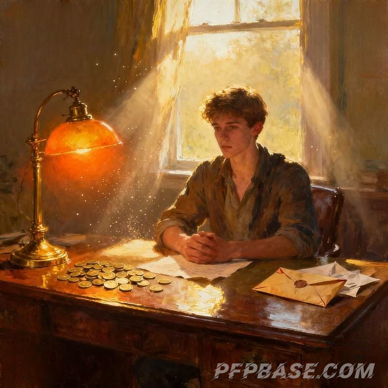 Image 4: wealthy man, luck guide, prosperity energy, gold coin magnet, lucky imagery, heart chakra power