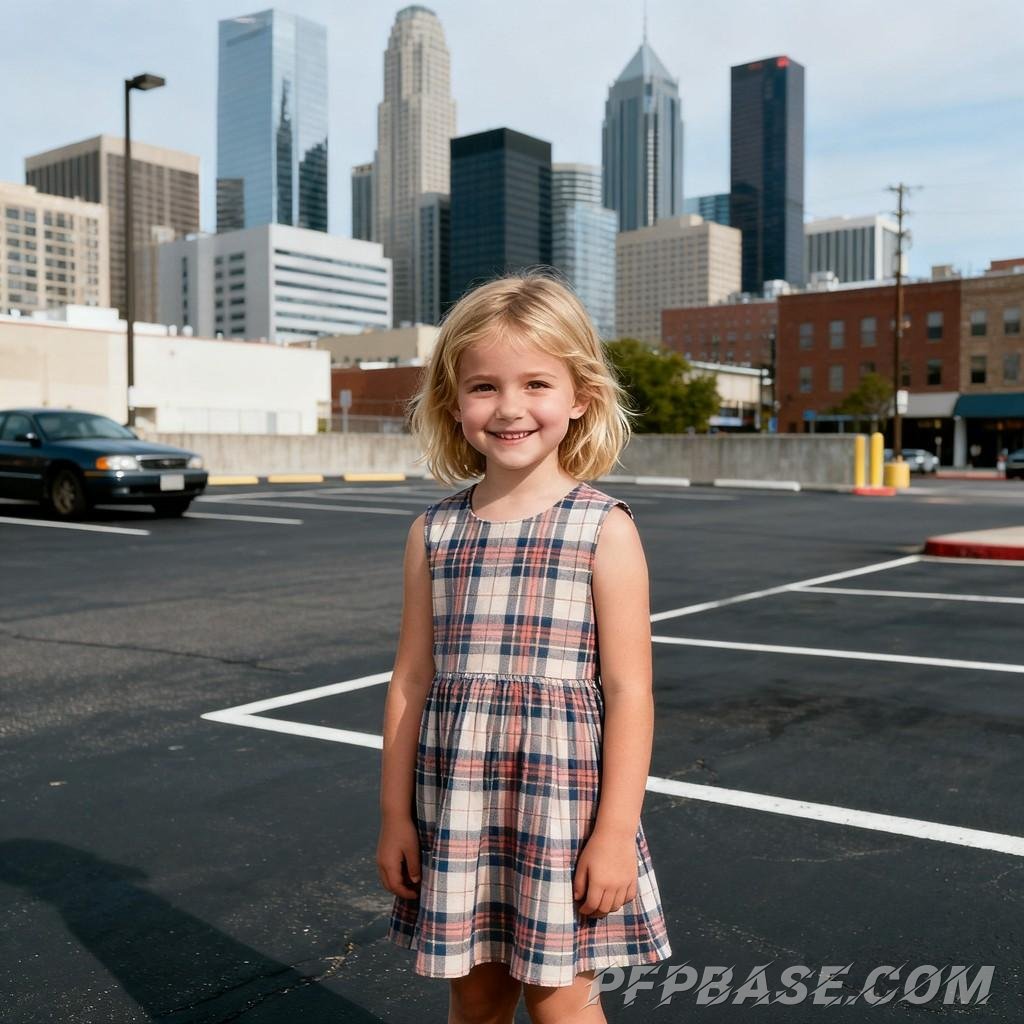 Image 5: blonde hair and blue eyes, antler headpiece, pink bunny, toy kitchen, plaid skirt, flawless makeup