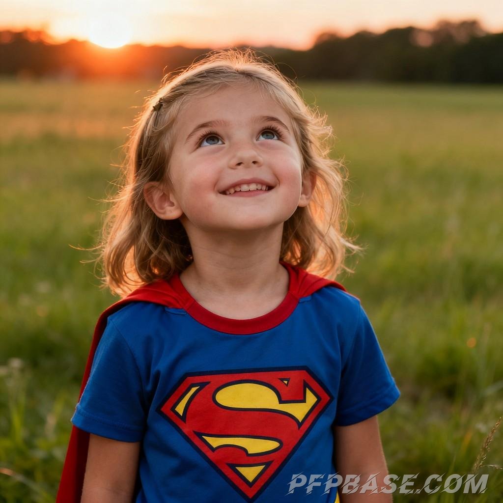 Image 4: child, superhero, dreamy, joy, adventure