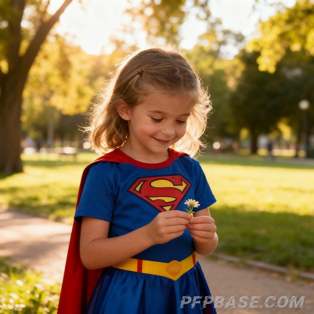 Image 6: child, superhero, dreamy, joy, adventure