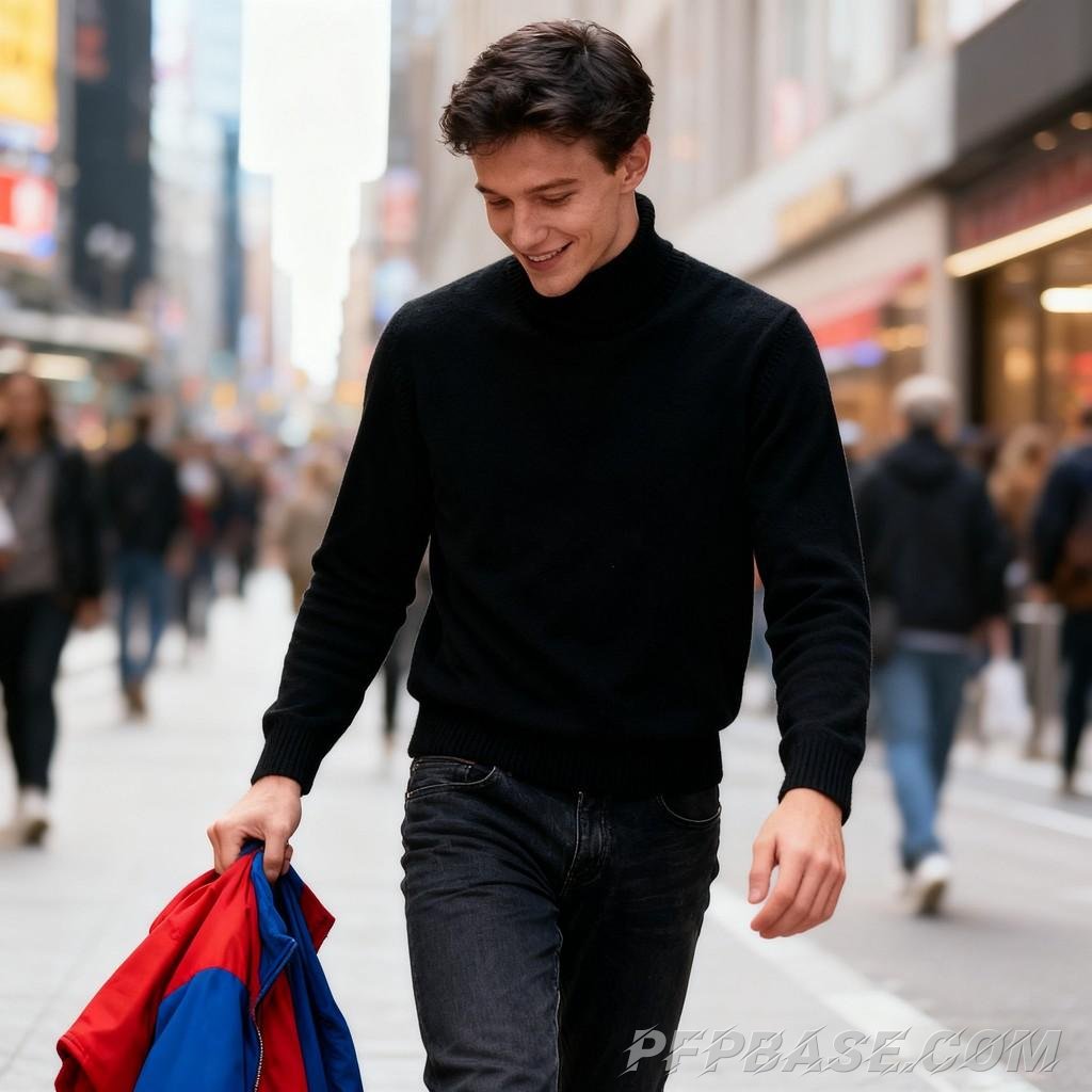 Image 6: cityscape, young adult, everyday life, poetic essence, emotional depth