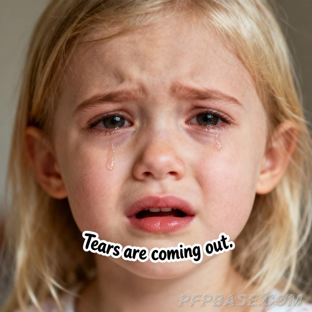 Image 7: blonde hair, blue eyes, little girl, emoticon, cute