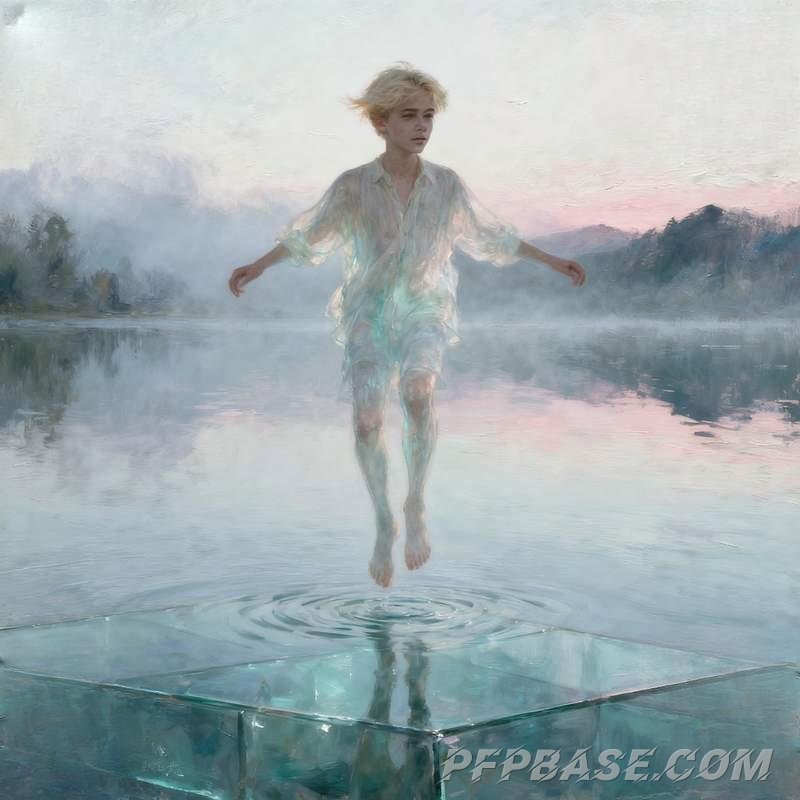 Image 6: puppy love, bare-faced boy, prairie sunset, graffiti streetscape, glassy lake surface, volcanic plat