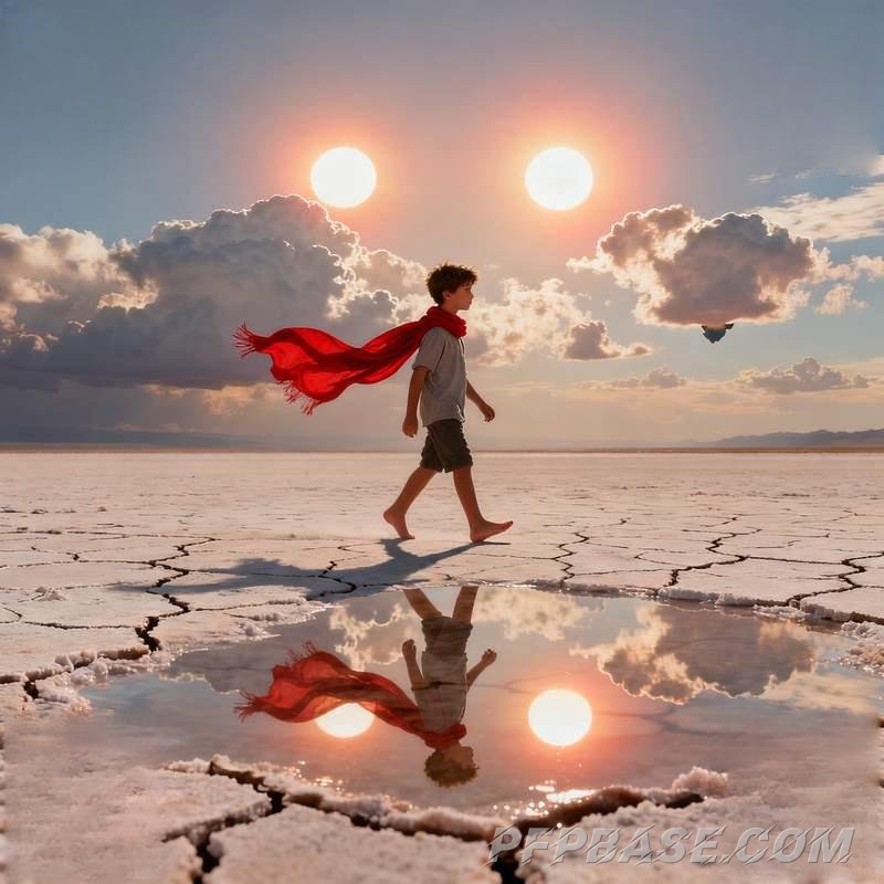 Image 2: male avatar, stardust humanoid, city rooftop, geometric shards, totem mask