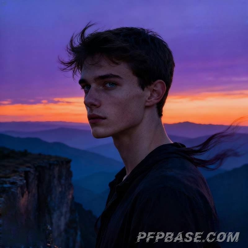 Image 8: male avatar, stardust humanoid, city rooftop, geometric shards, totem mask