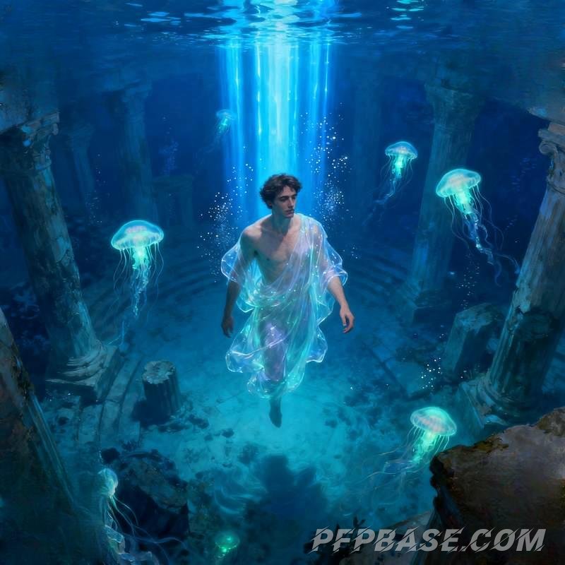 Image 5: hunk, play of light and shadow, city nightscapes, morning mist in forest, underwater ruins, futurist