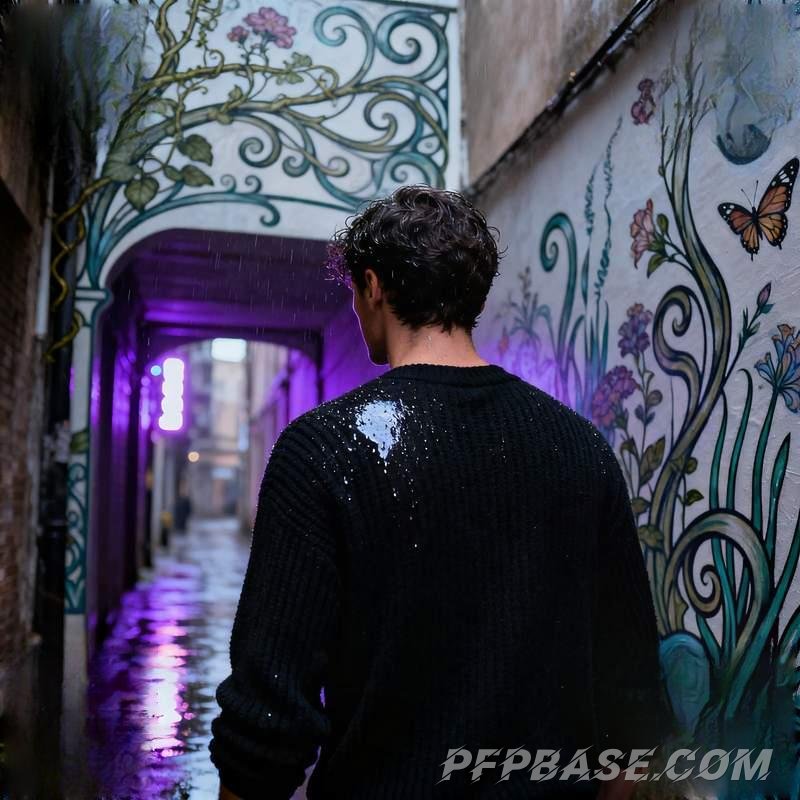 Image 7: male avatar, cliff at dusk, urban rooftop, forest light and shadow, geometric dream, starry meadow