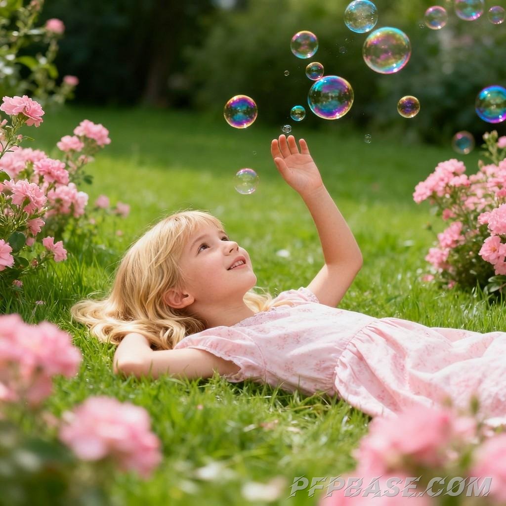 Image 6: dreamlike, childlike innocence, fresh, enchanting, joyful