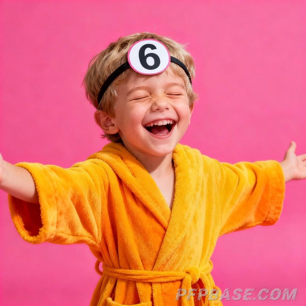 Image 3: adorable, bald, little boy, heartwarming, cozy