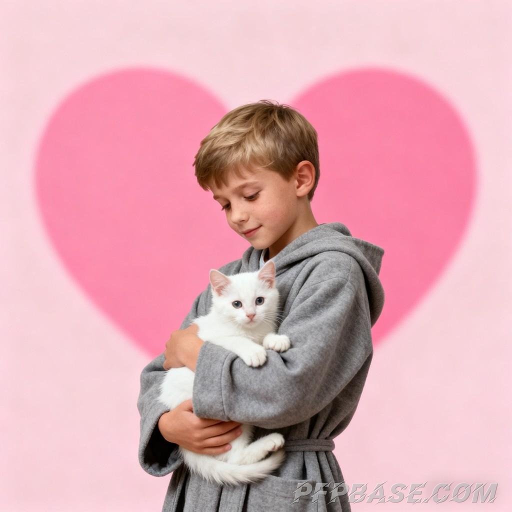 Image 5: adorable, bald, little boy, heartwarming, cozy