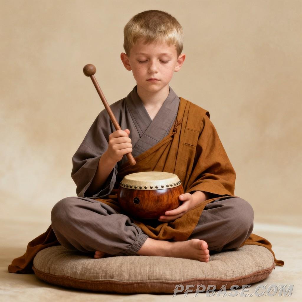 Image 7: adorable, bald, little boy, heartwarming, cozy