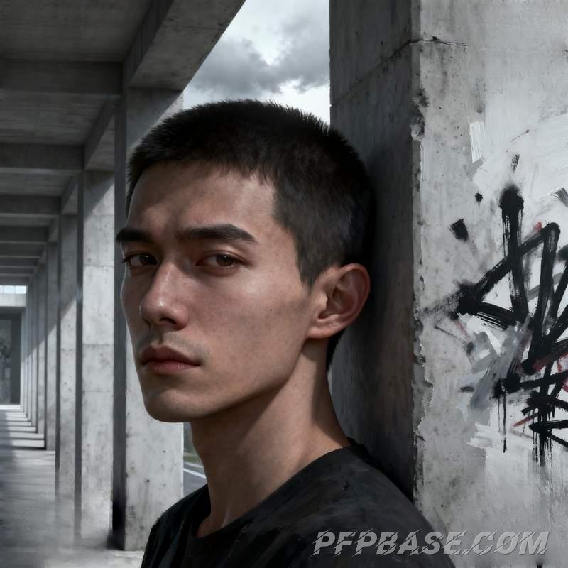 Image 3: male head, city night scene, coastal rocks, glass reflection, desert highway