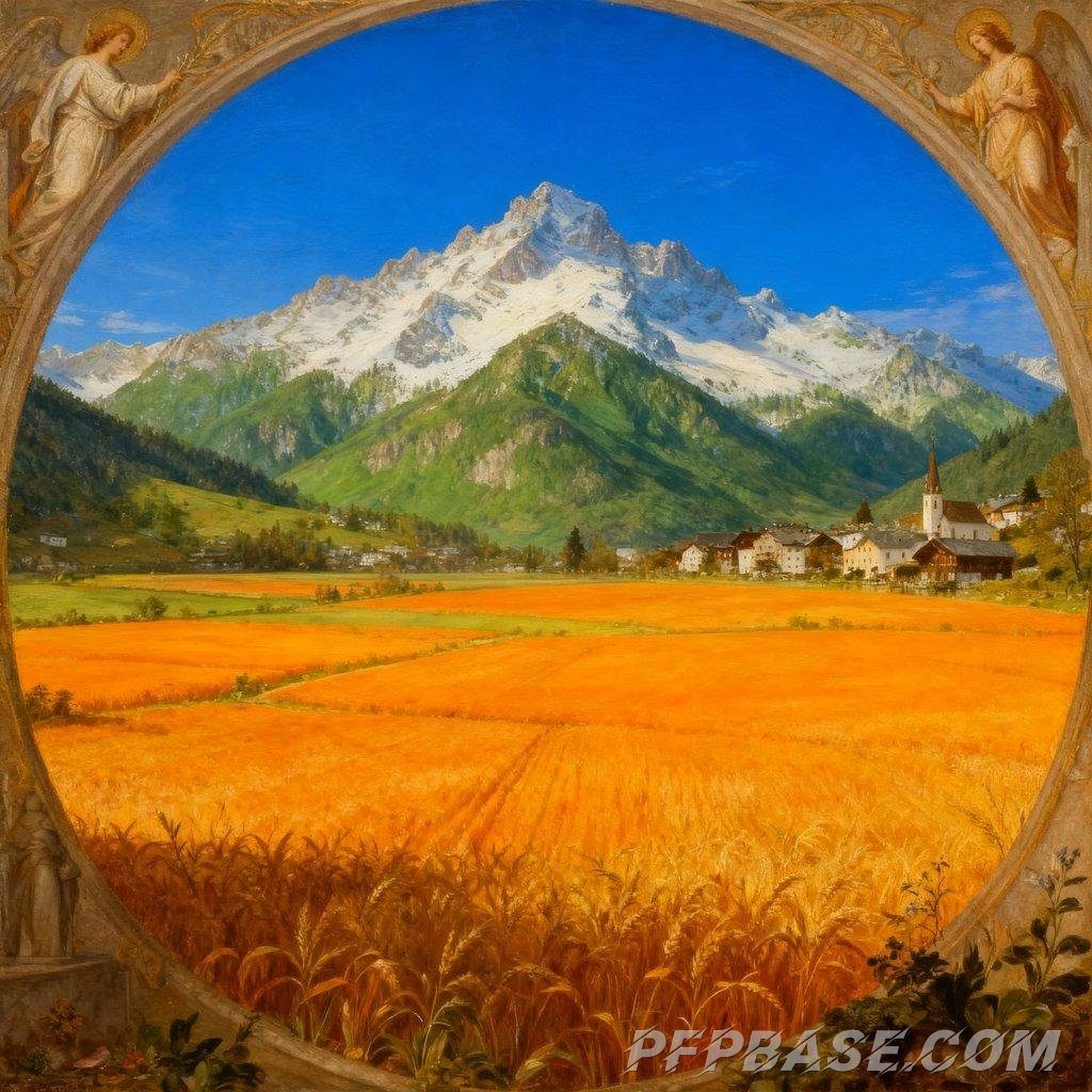 Image 7: idealized, western nature, dreamy light and shadow, serene and peaceful, surrealism