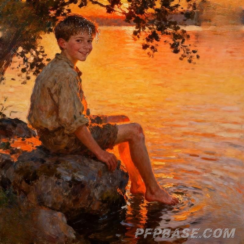 Image 6: youth, grassland, graffiti wall, lakeside, oak hollow, starry sky