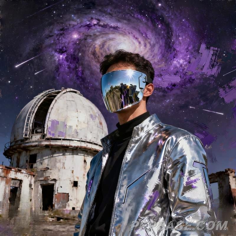 Image 6: modern male figure, city night view, beach sunset, graffiti music, desert morning mist, street cycli