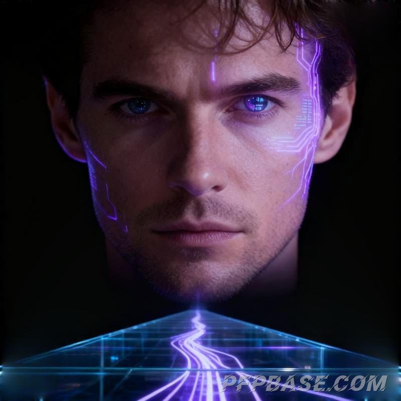 Image 3: male, personality, play of light and shadow, nature, urban, futuristic feel