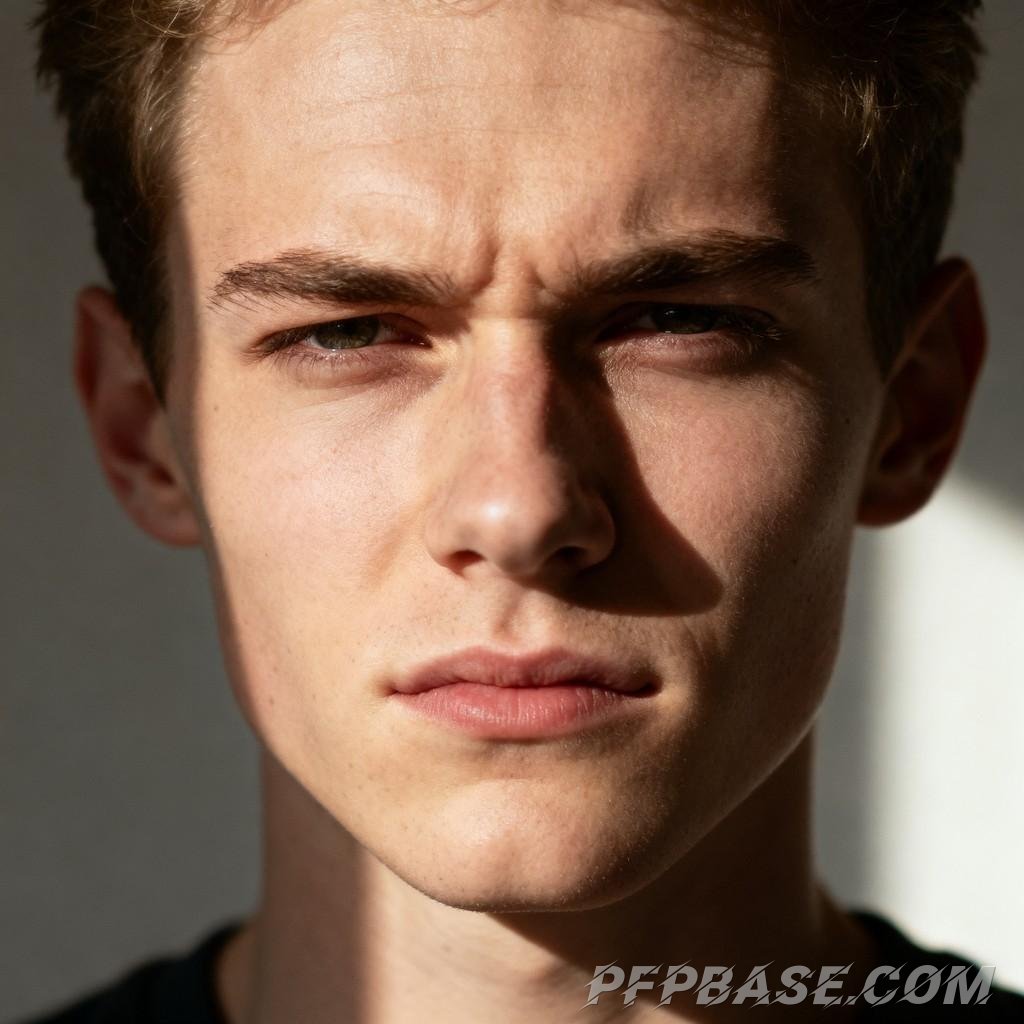 Image 7: urban youth, night street, esports player, glance back, light and shadow effect, stern expression