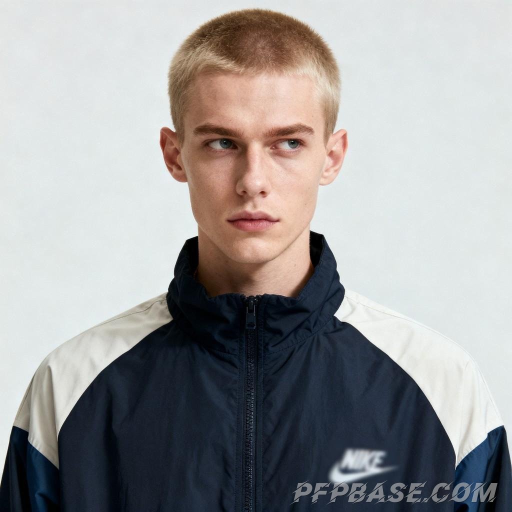 Image 8: urban youth, night street, esports player, glance back, light and shadow effect, stern expression