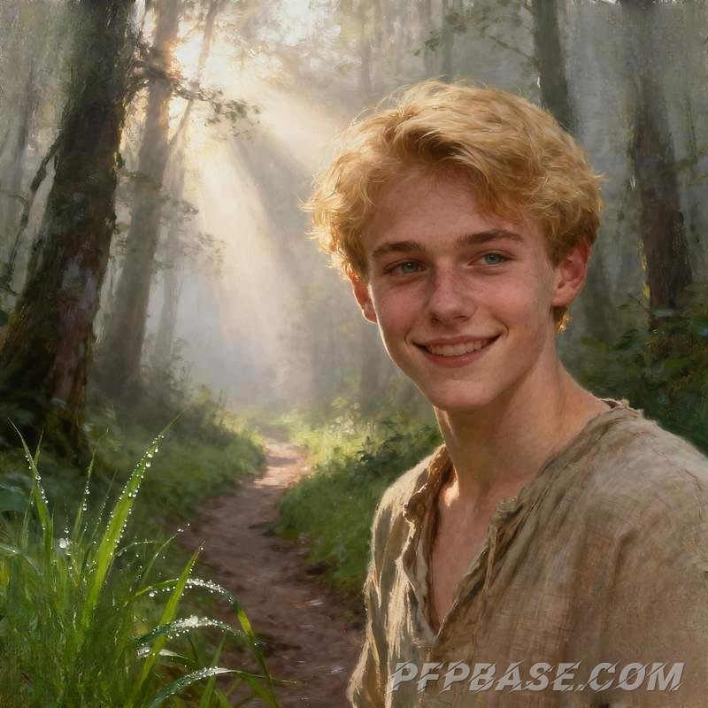 Image 3: male portrait, cliff at dusk, morning mist forest, dream realm, abandoned library, desert canyon