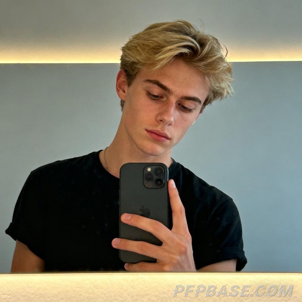 Image 2: selfie, smile, shopping cart, on bed, standing, close-up