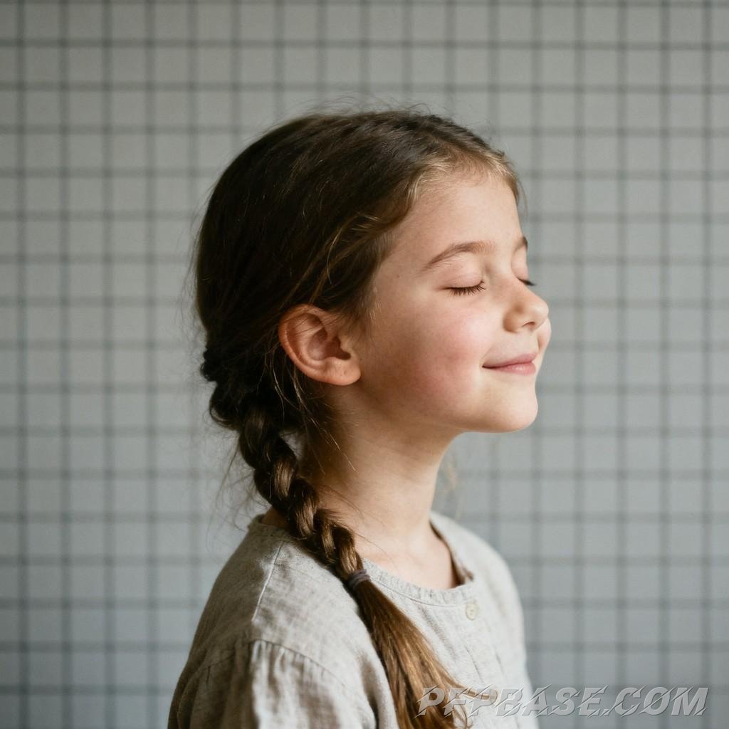 Image 7: cute and playful, innocence of childhood, dreamy, soothing, childlike