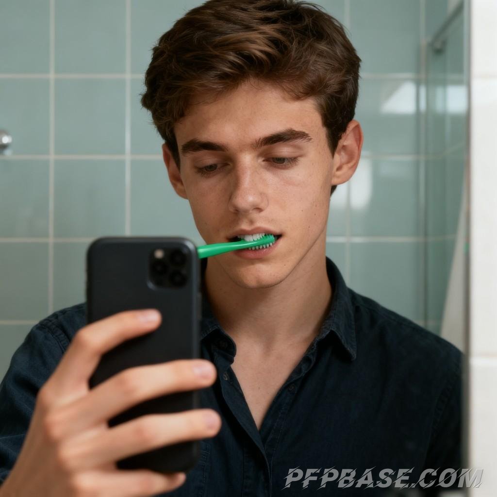 Image 6: deep slumber, gazing upward, selfie, smoking, pet, workout