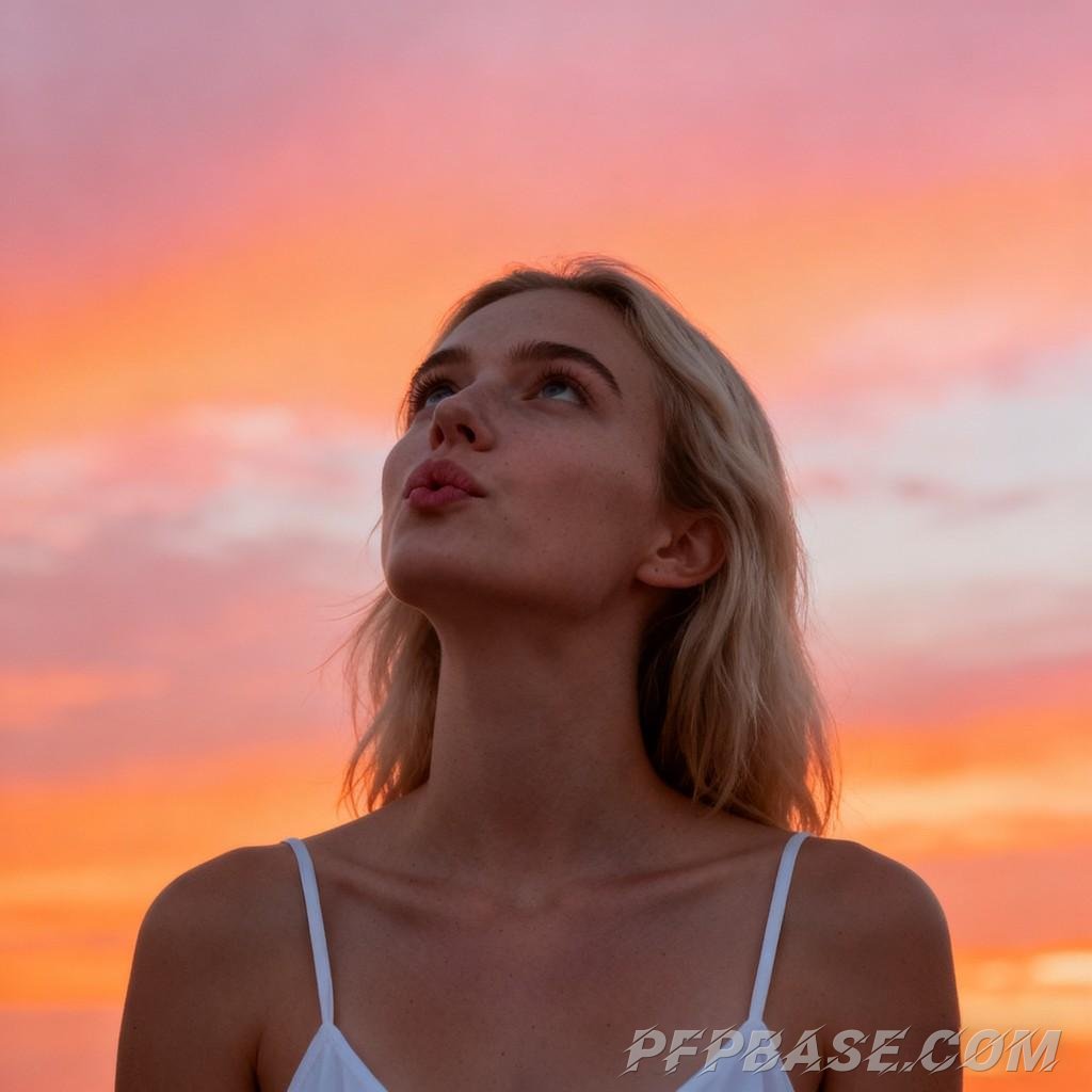 Image 3: dreamy, soft and gentle, young girl, natural, harmonious