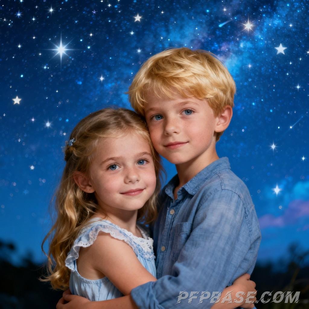 Image 3: starlit sky, couch, living room, deep thought, picking nose, dining room